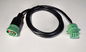 Green Type 2 Deutsch 9-Pin J1939 Female to 9Pin J1939 Male Cable