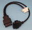 OBD2 OBDII Male to Toyota OBD2 Female and OBD2 Female Splitter Y Cable