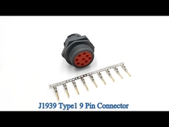 Tipo 1 preto com rosca 9 pin J1939 Deutsch Connector Plug HD10-9-1939P-B022