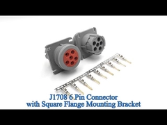 J1708 Conector 6 pin Deutsch HD10-6-12P