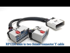 RP1226 14 Pin 14pin Um macho para duplo fêmea splitter Y cabo