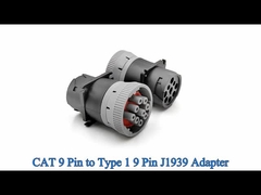 CAT 9 Adaptador de pin para tipo 1 19pin J1939 para escavadeiras de lagarta