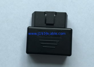 OBD2 OBDII Enclosure with OBD2 Male Connector and DC Connector Cut-out