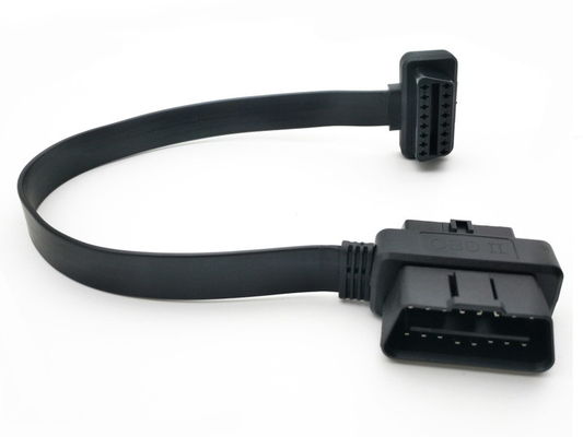 OBD2 OBDII 16 Pin Male e fêmea Passagem-através ao cabo de extensão OBD2 fêmea