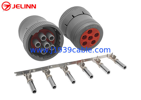 J1708 Conector feminino de 6 pines Deutsch HD16-6-12S-B010