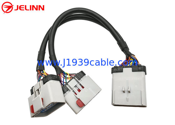 RP1226 14 Pin 14pin Um macho para duplo fêmea splitter Y cabo