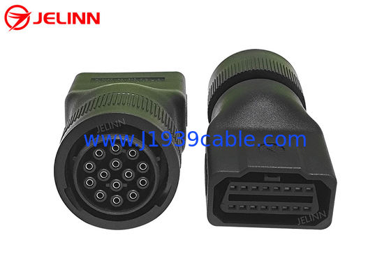 CAT 14 Adaptador feminino de pin para OBD 2 OBD2 16 pin 16 pin para Caterpillar