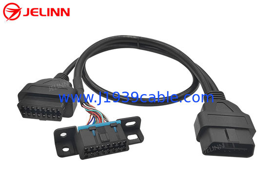 Homem de OBD2 OBDII à fêmea do GM OBD2 e OBD2 ao cabo fêmea do divisor Y