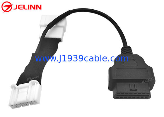 Cabos de adaptador OBD2 OBD 20 pin para OBDII para Tesla Model 3 ano 2018