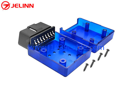 OBD2 Conjunto OBD 2 Casca de caixa com conector de pin curvo