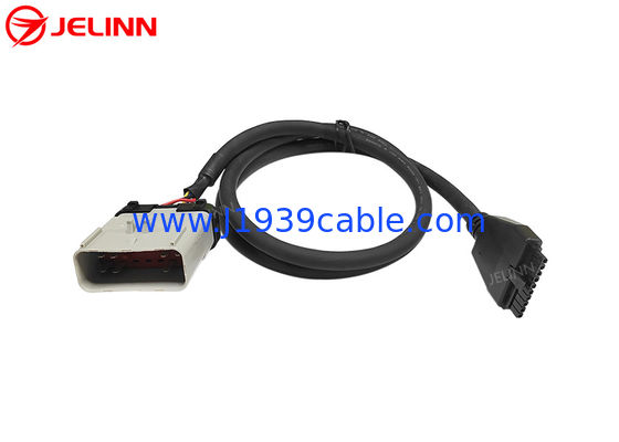 PT30 Cable de Dispositivo ELD 14Pin RP1226 Cable para Dispositivo Eletrônico de Logging Trucks Pesados na América do Norte